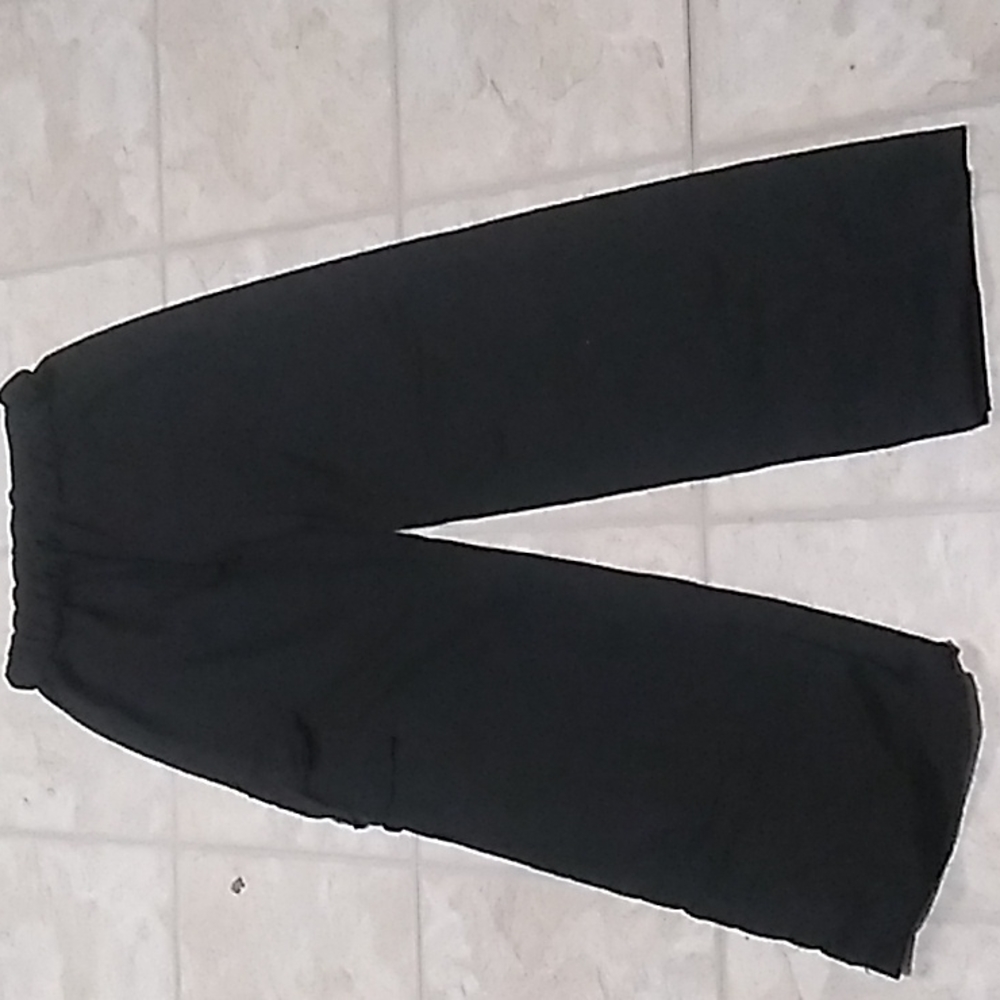 Cotton/spandex work leisure wide leg